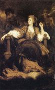 Sir Joshua Reynolds Sarah Siddons as the Traginc Muse oil painting artist